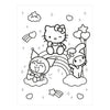 Deltas hello kitty and friends super color parade kleurboek