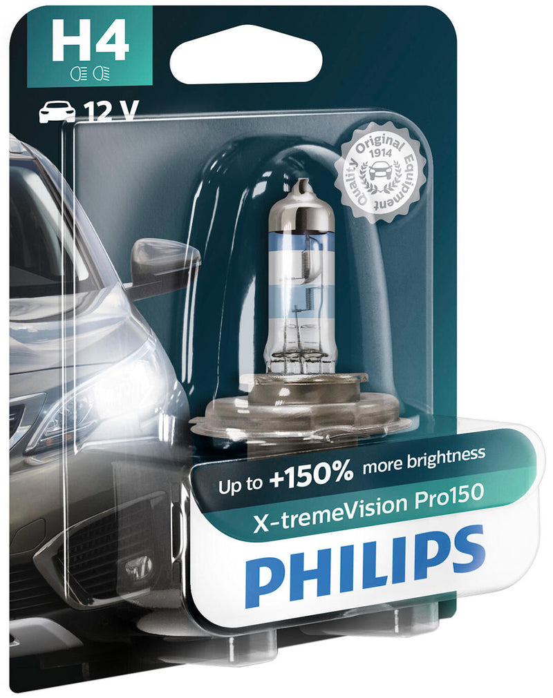 Philips hoofdlamp x-tremevision pro 150 lamp h4 12v xtreme vis.pro150