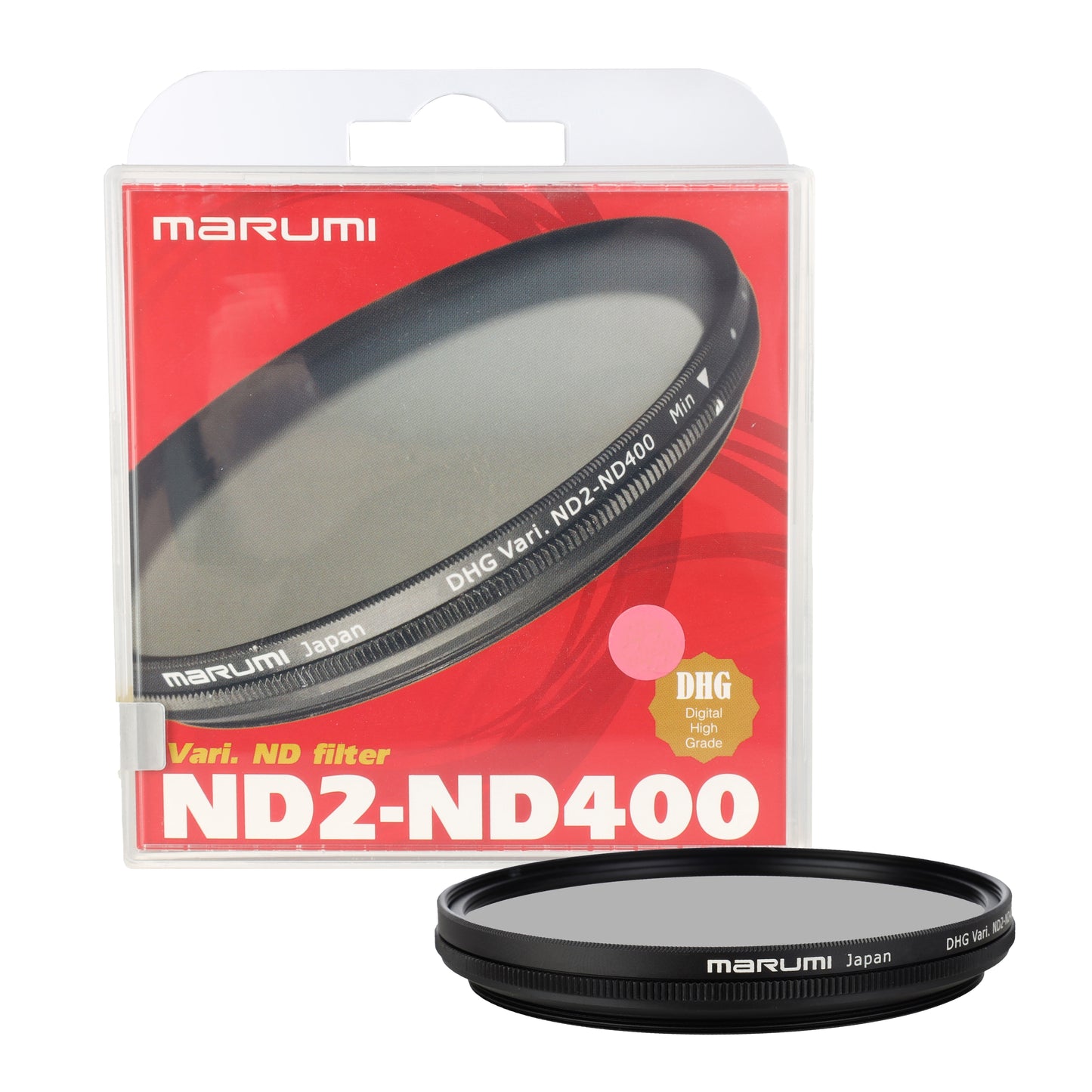 Marumi grijs variabel filter dhg nd2-nd400 55 mm