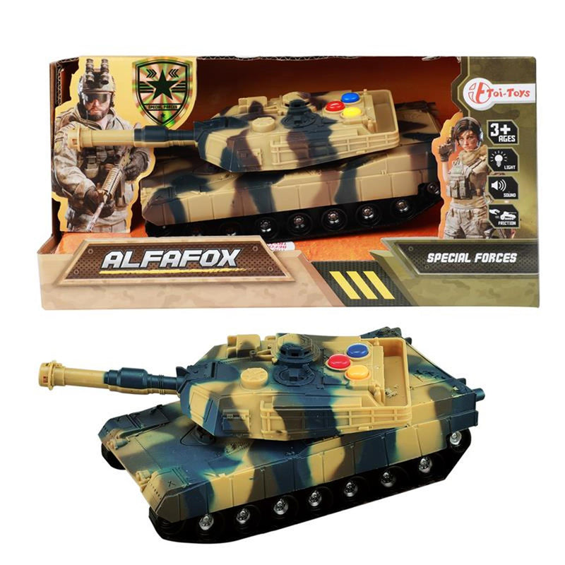 Toi-toys toi toys tank militair 17cm frictie