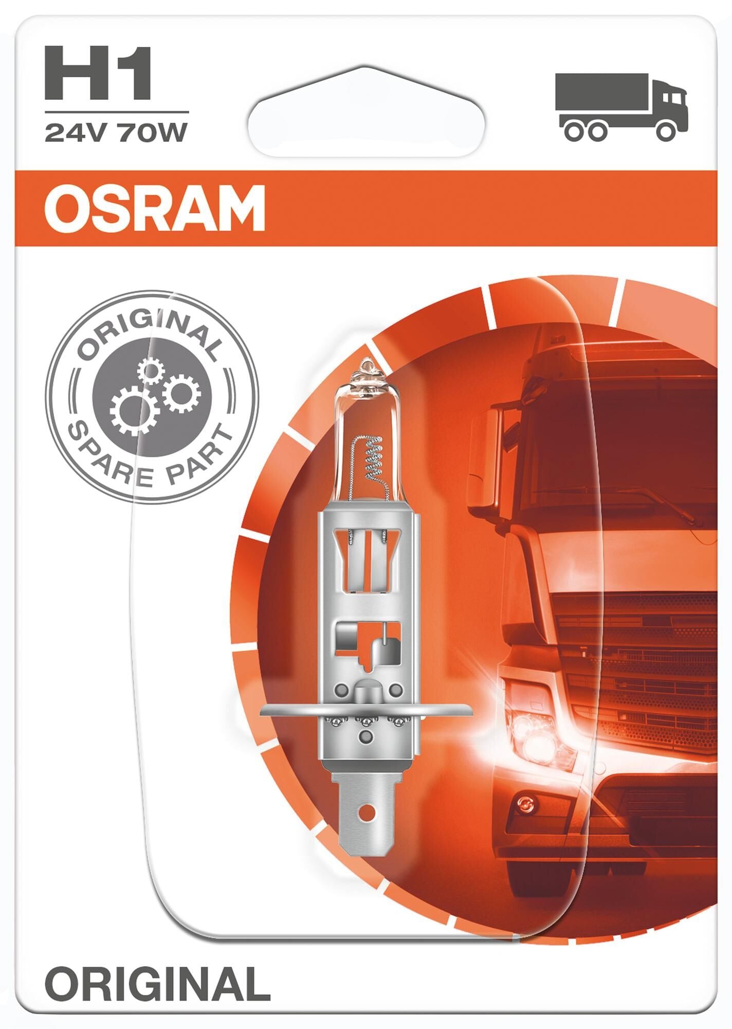 Osram hoofdlamp original line hal.lamp h1 24v 70w sb sockel p14.5s