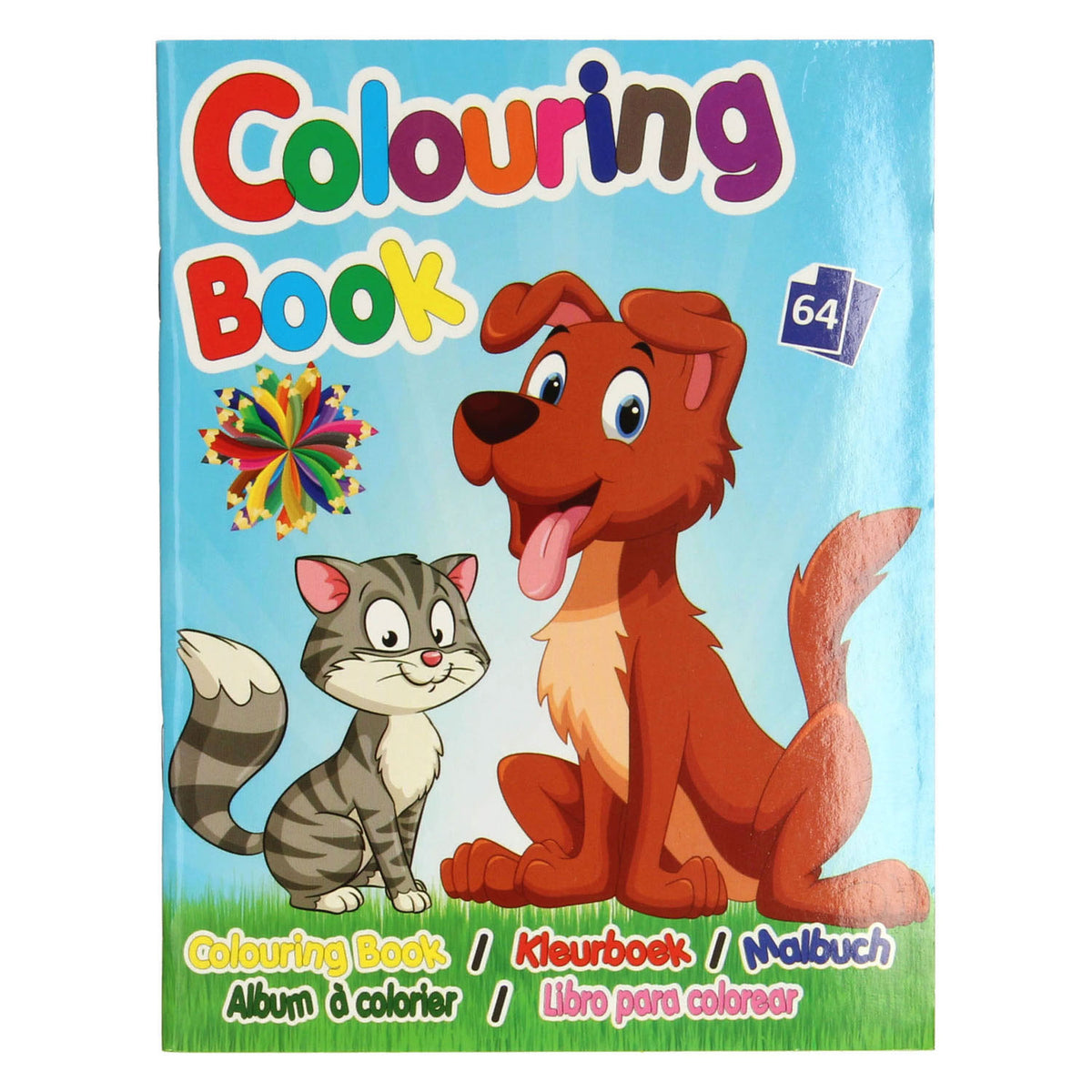 Boek specials nederland bv kleurboekje a5. 64 pag. (20 stuks) 4 ass