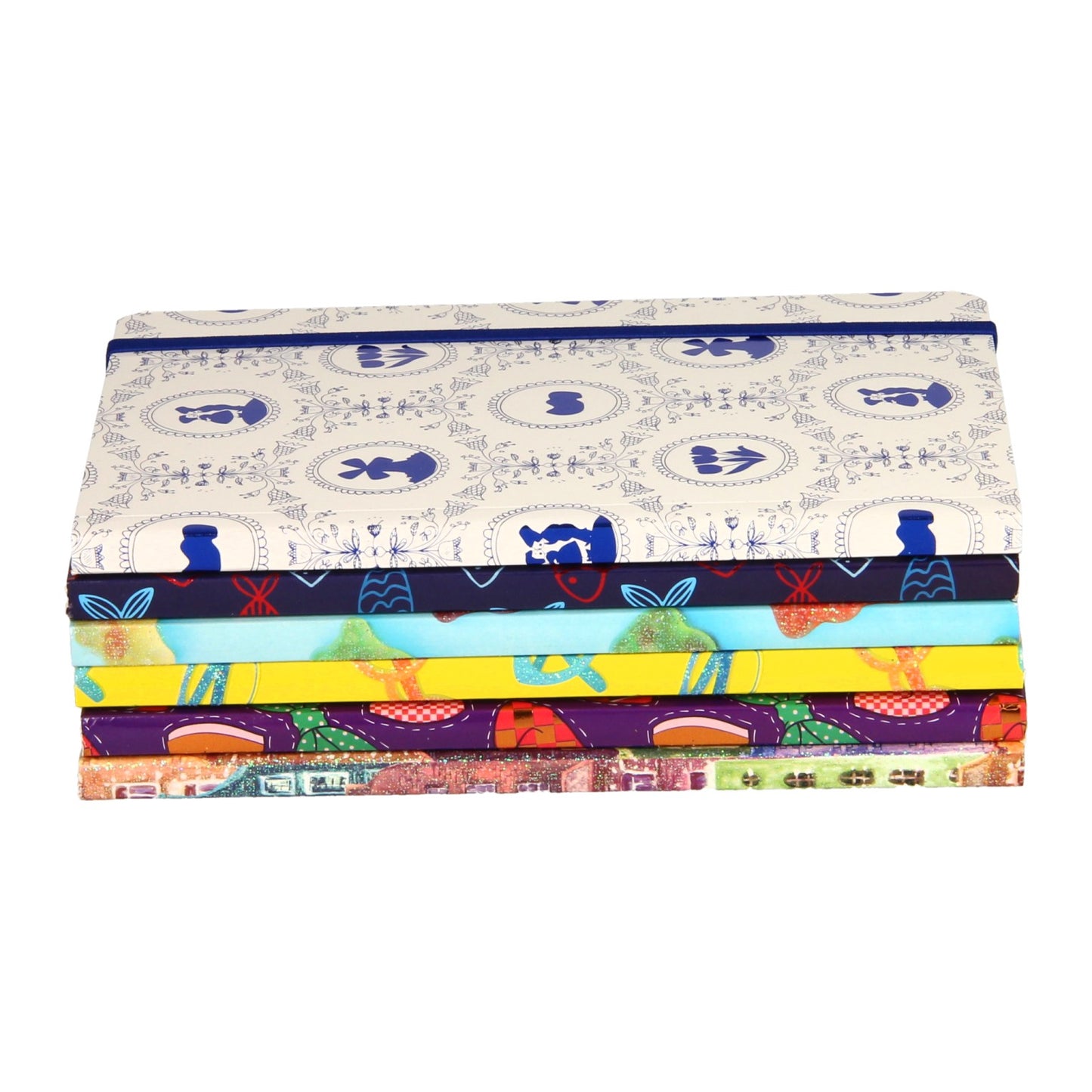 Wins holland notitieboekjes 6 designs - set van 24st.