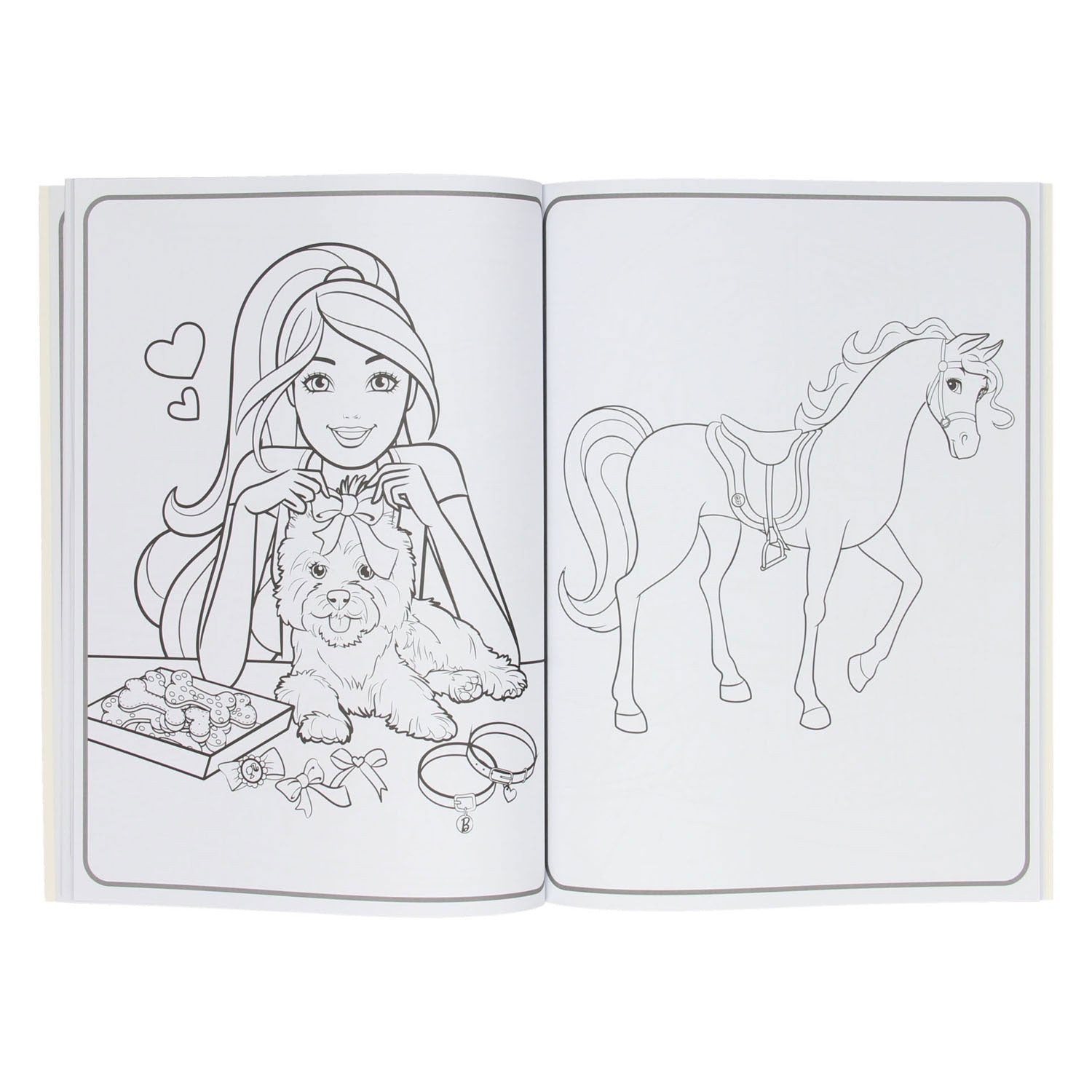Boek specials nederland bv barbie colorama kleurboek