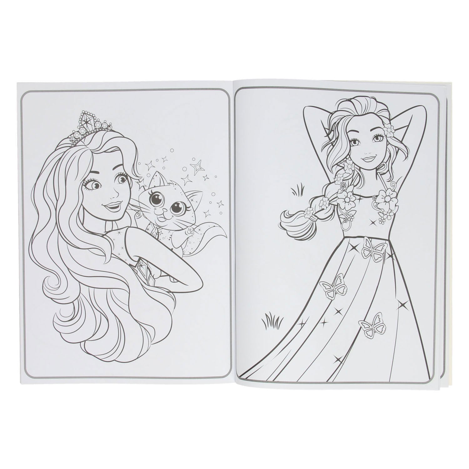 Boek specials nederland bv barbie colorama kleurboek