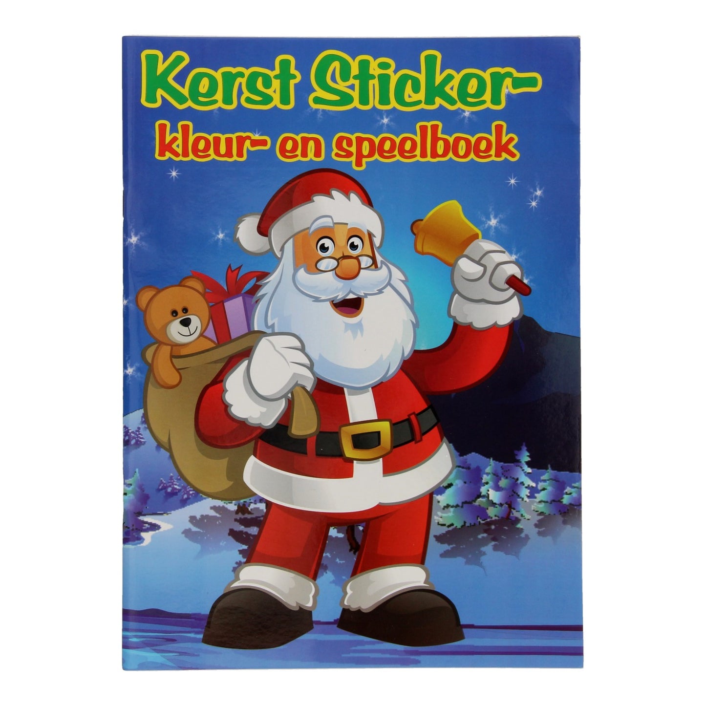 Boek specials nederland bv kerst stickeren kleurboek