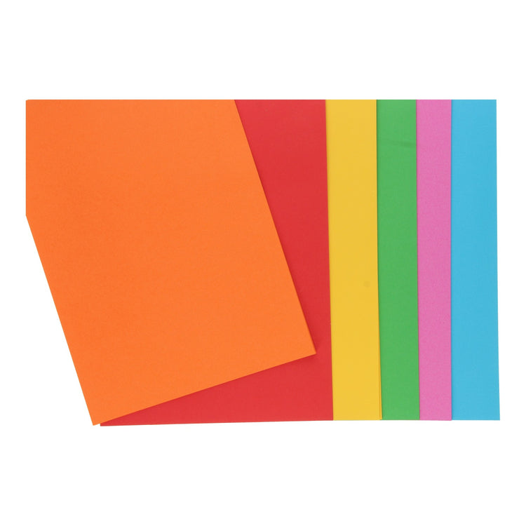 Merkloos sans marque gekleurd papier 120 grams blok a 48 vel