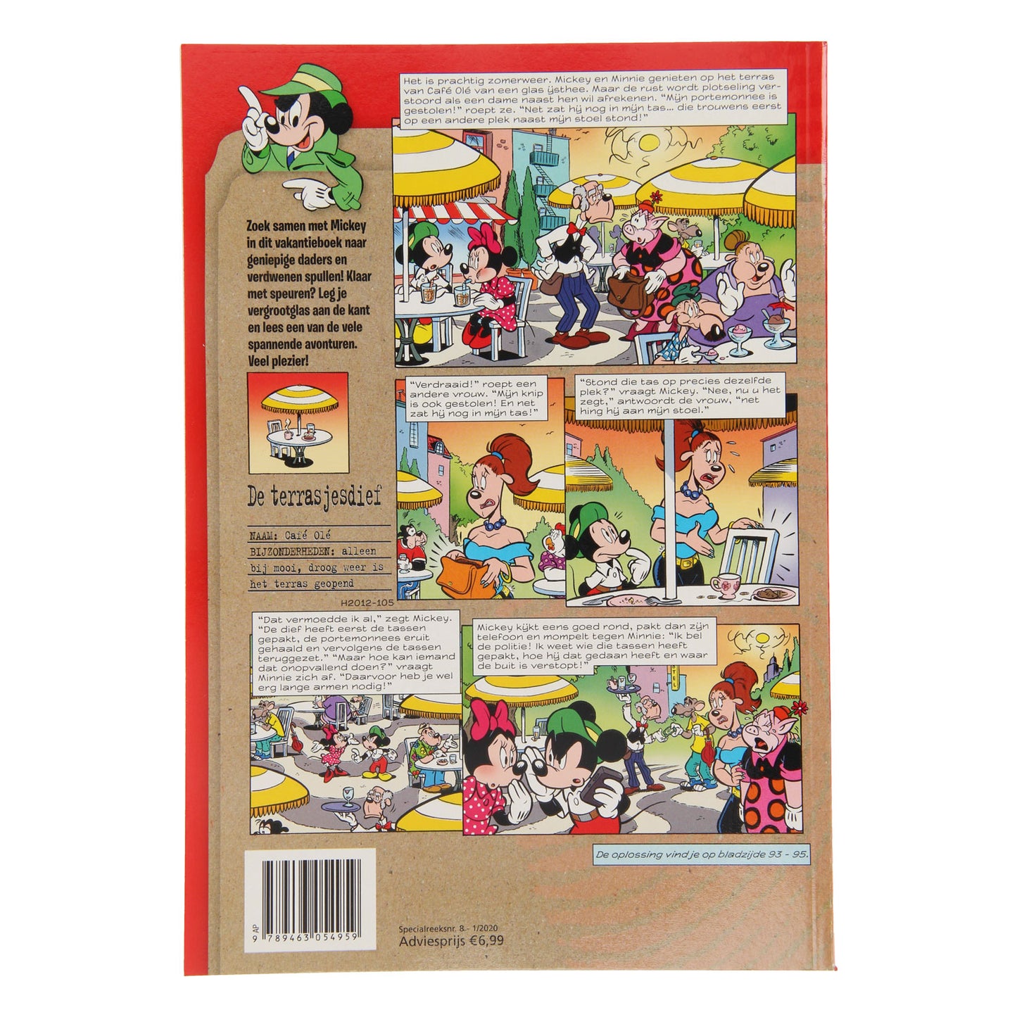 Vakantieboek Mickey Lost 't Op
