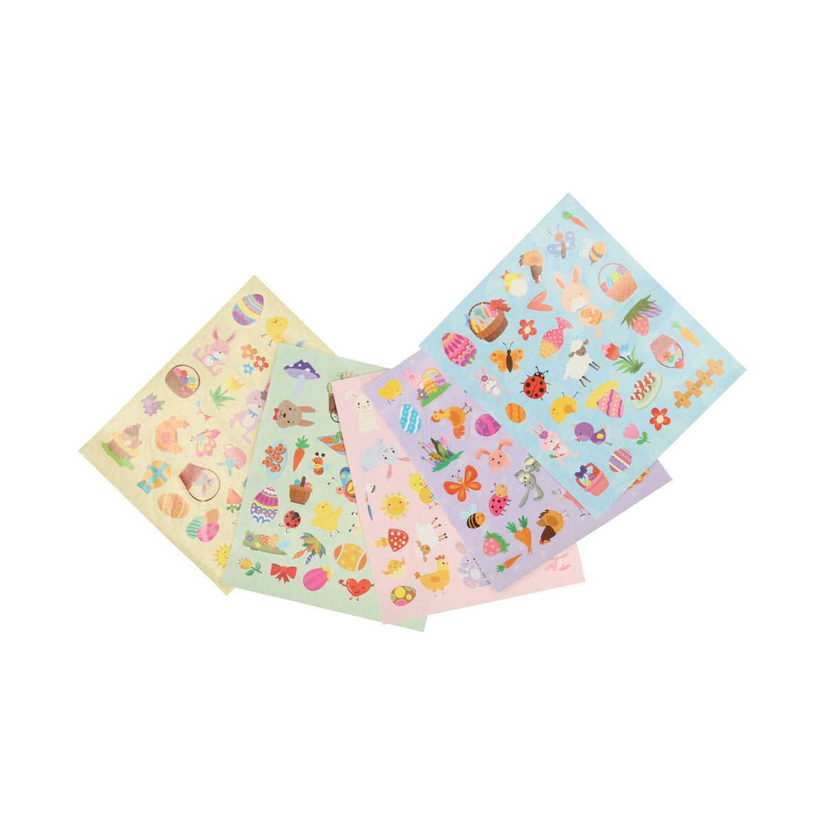 Stickervellen pasen, 5 vellen