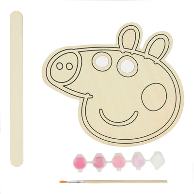 Verf je eigen Houten Peppa Pig Masker