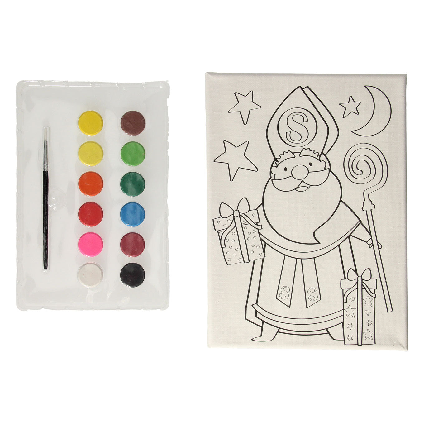 Wins holland canvas sinterklaas schilderset
