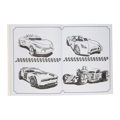 Super Color Kleurboek Hot Wheels met Potloden