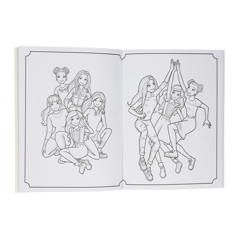 Super Color Kleurboek Barbie met Potloden