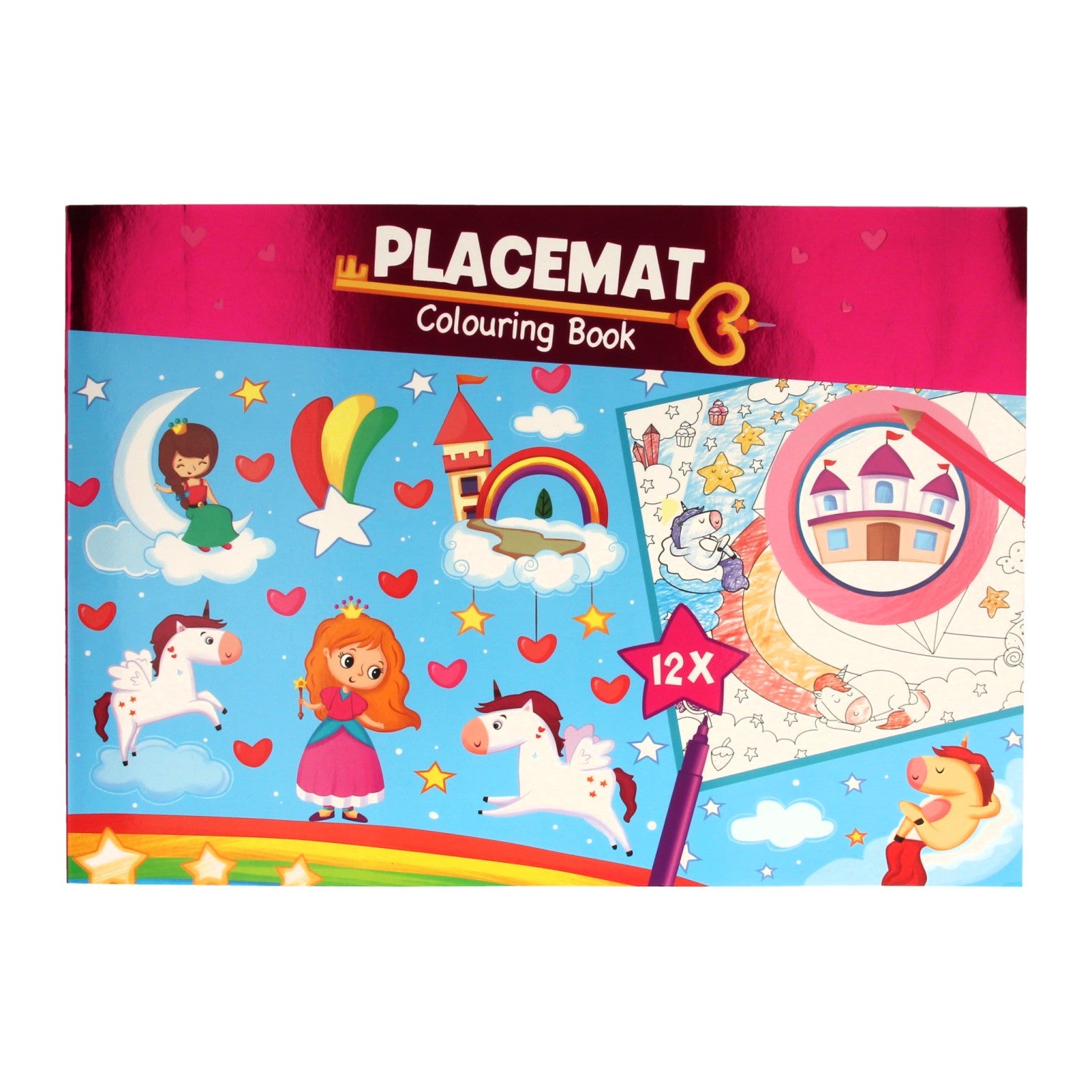 Wins holland placemat kleurboek - eenhoorn