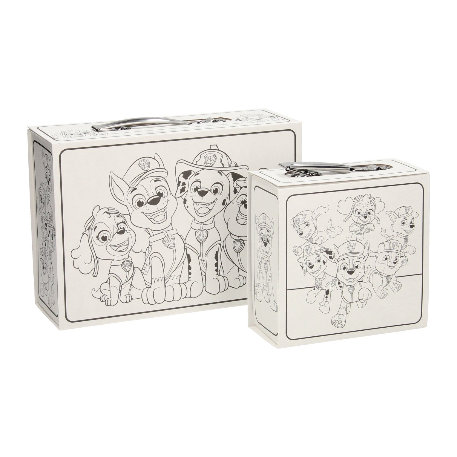 Wins holland kleur je eigen paw patrol koffertjes, set van 2