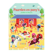 Standaard uitgeverij plakken- en kleuren paarden en pony's - afbeelding 1