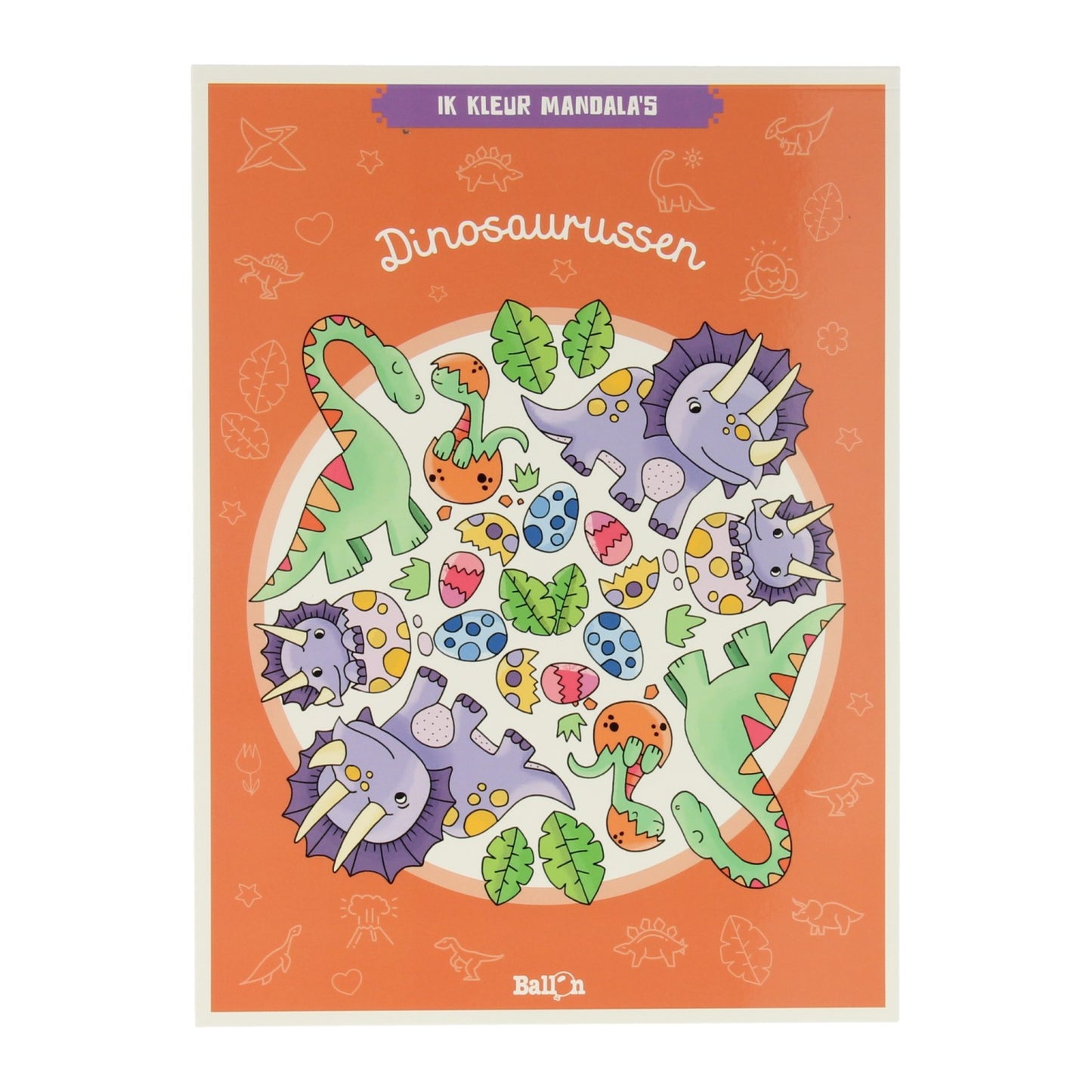 Wins holland ik kleur mandala's dinosaurussen