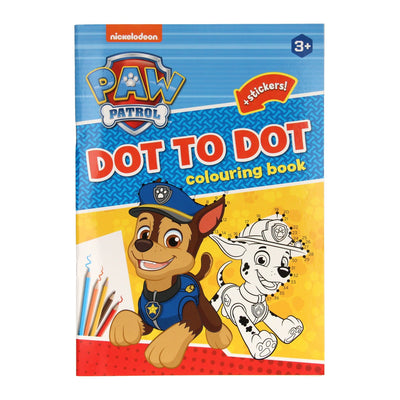 Verbind de punten kleurboek paw patrol