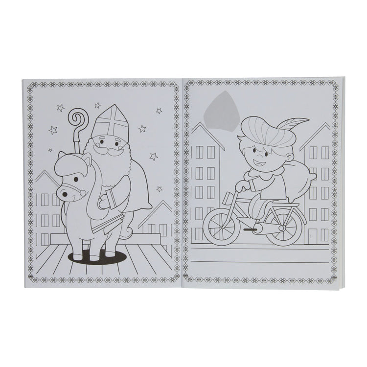 Boek specials nederland bv sinterklaas kleurboek met stickers
