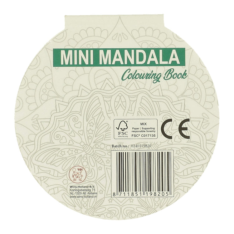 Wins Holland Mini Mandala Kleurboek Rond