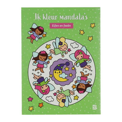 Wins holland mandala's kleuren elfen en feeen kleurboek