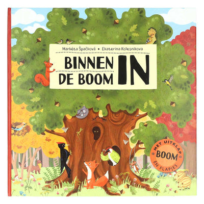 Boek specials nederland bv uitklap- en flapjesboek binnen in de boom