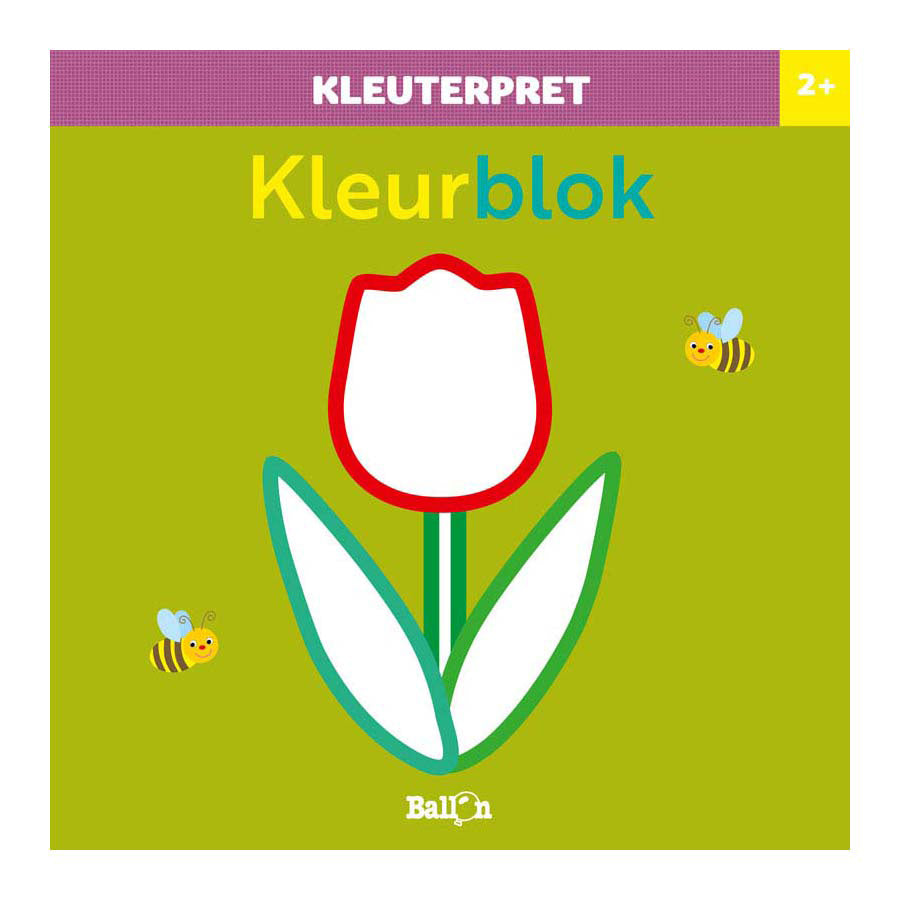 Wins holland kleuterpret kleurblok bloem 2+