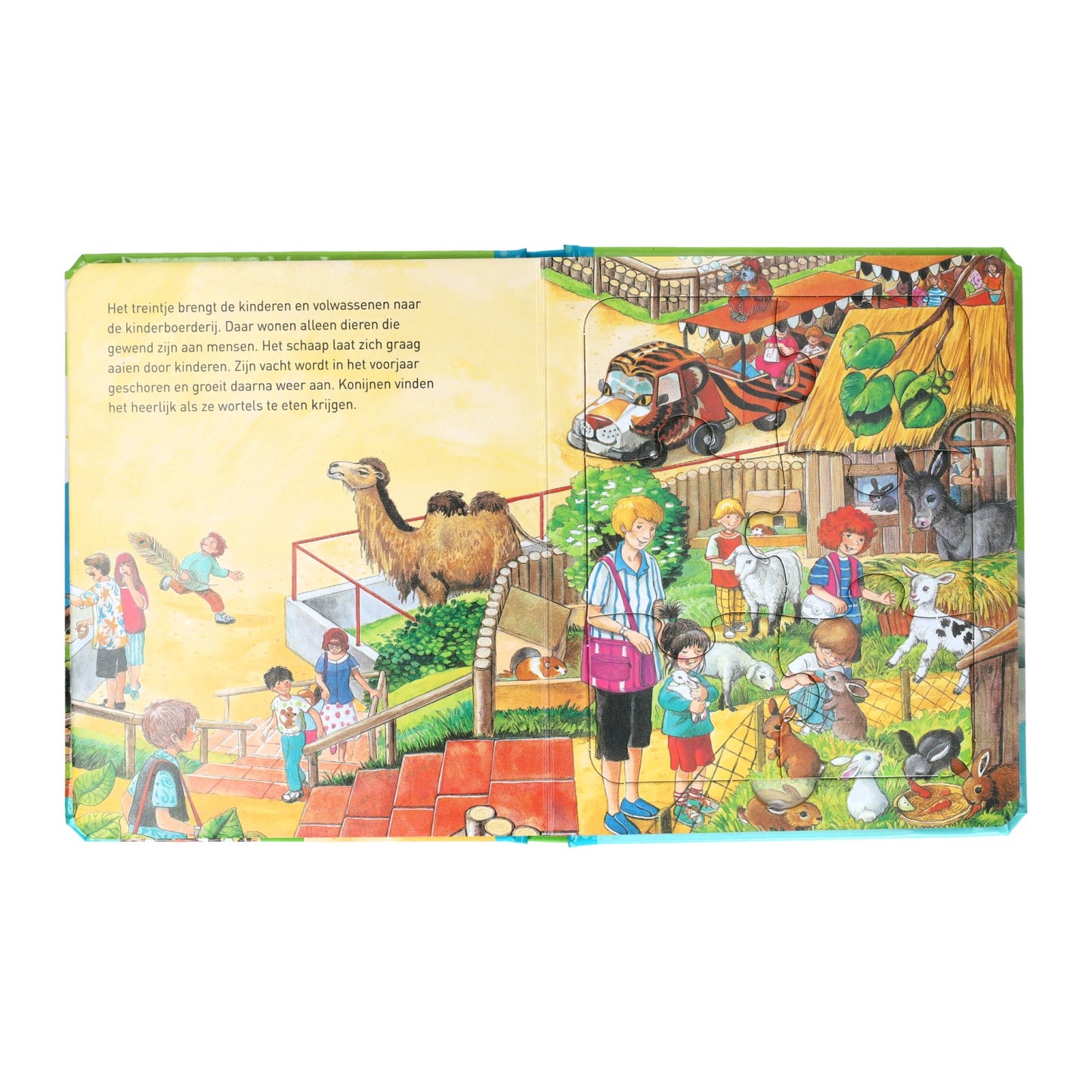 Wins holland puzzelboek in de dierentuin (met 5 legpuzzeltjes)