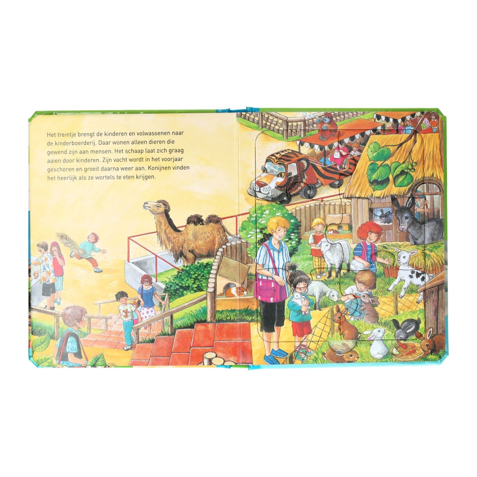 Wins holland puzzelboek in de dierentuin (met 5 legpuzzeltjes)
