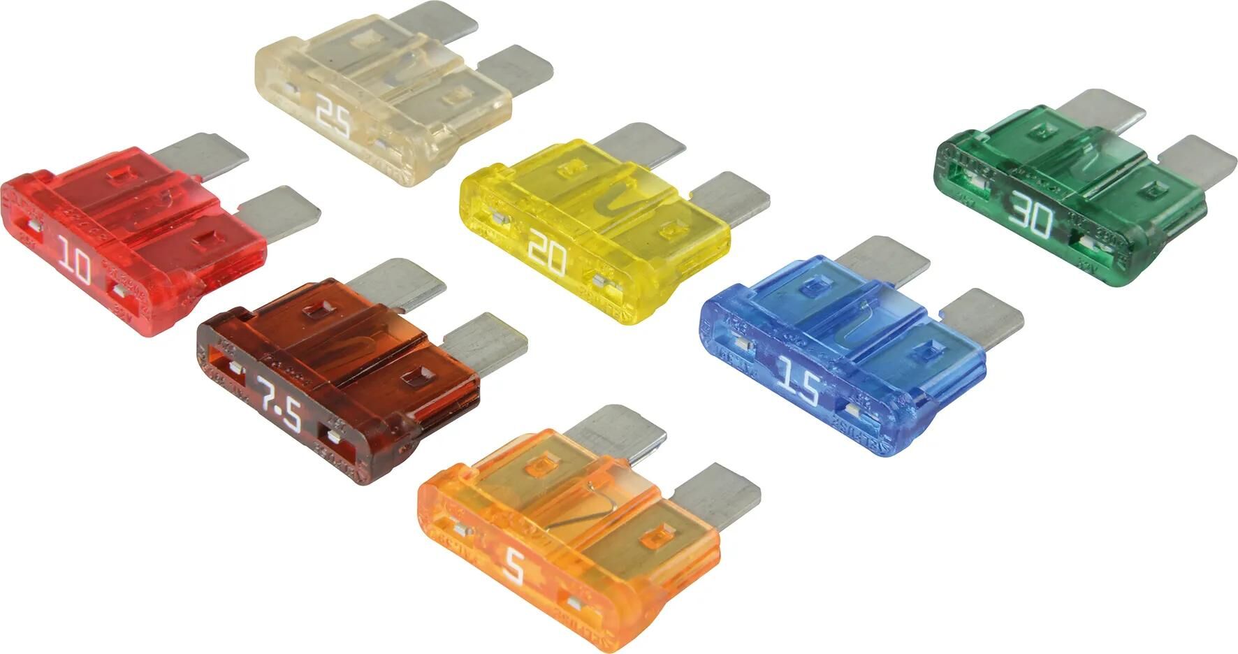 Herth+buss flachstecksicherungssortiment ato fuse set ato 7 pcs. 5-30 a