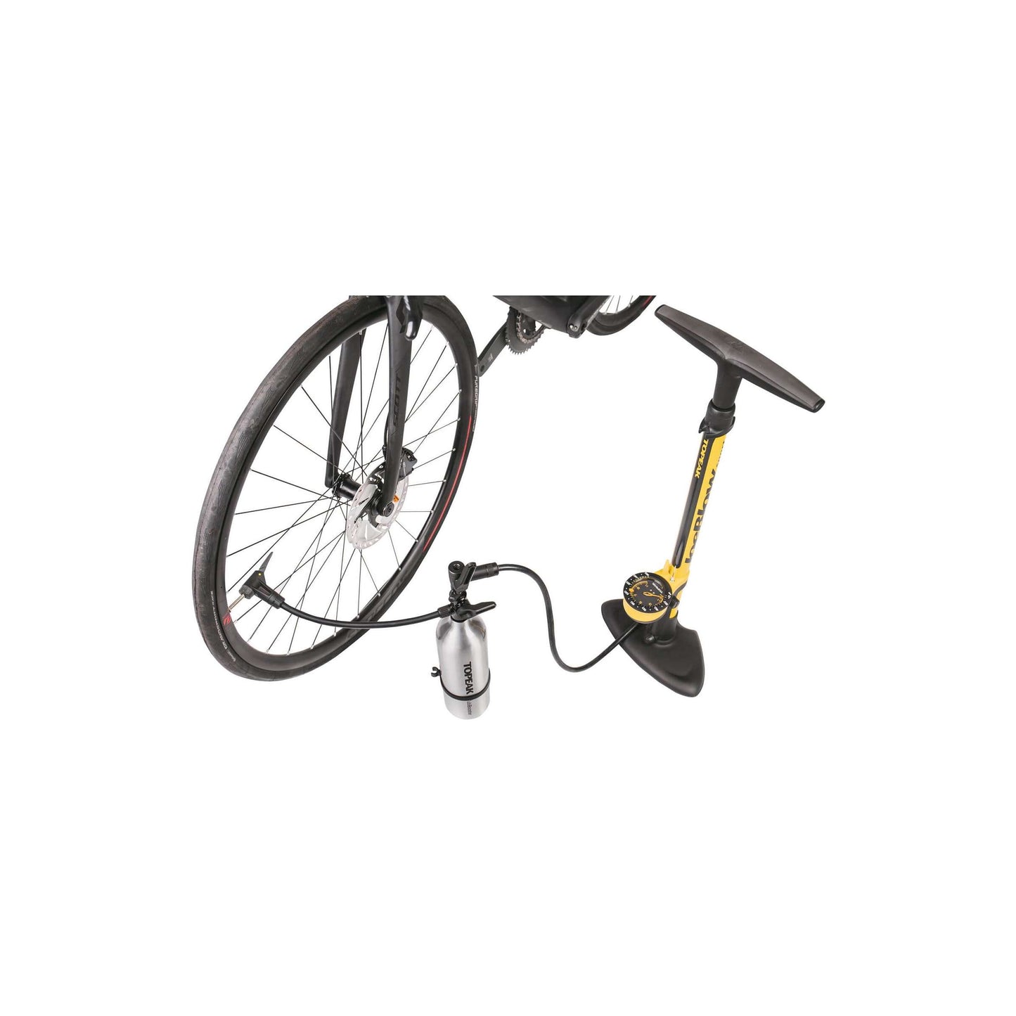Topeak vloerpomp TubiBooster X
