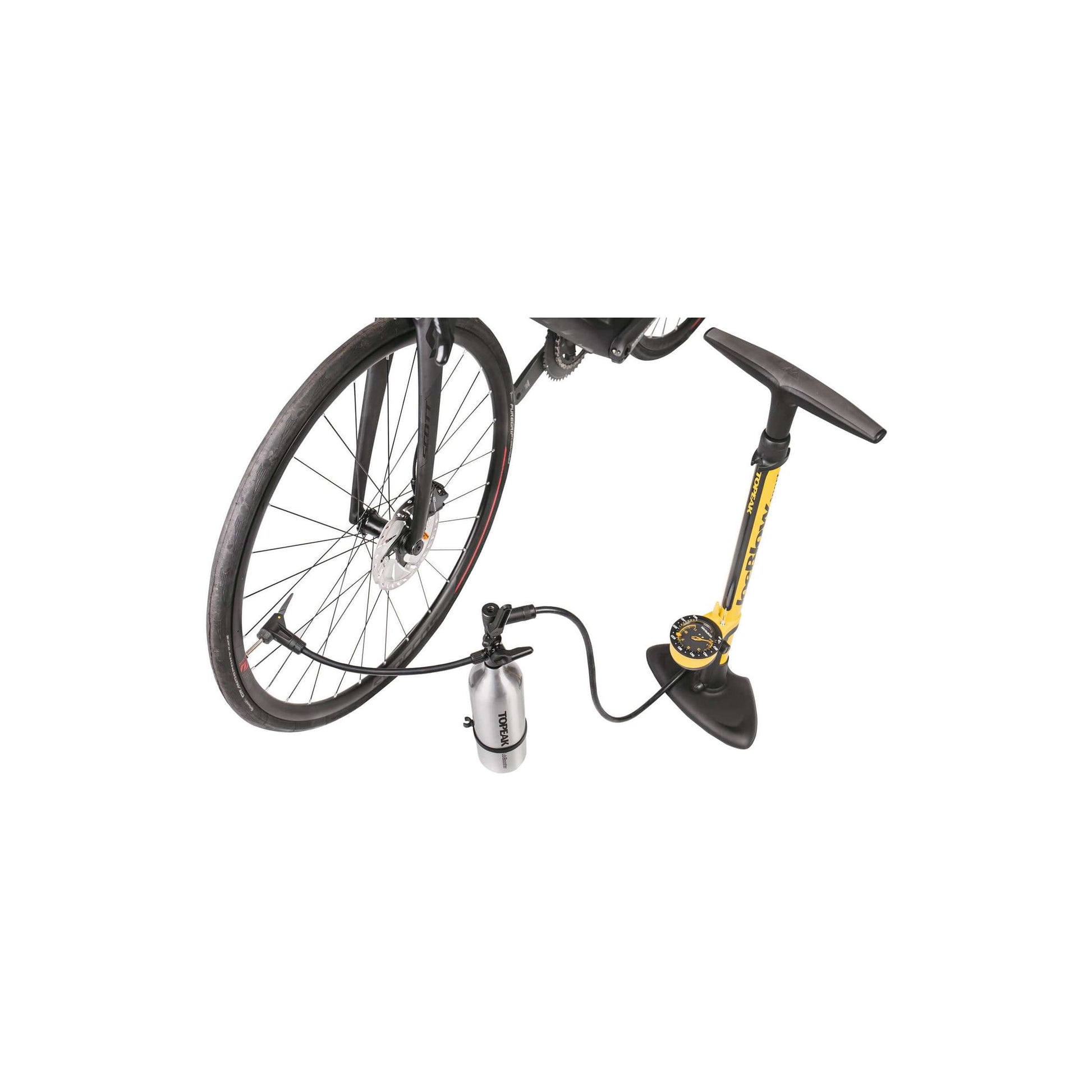 Topeak vloerpomp TubiBooster X