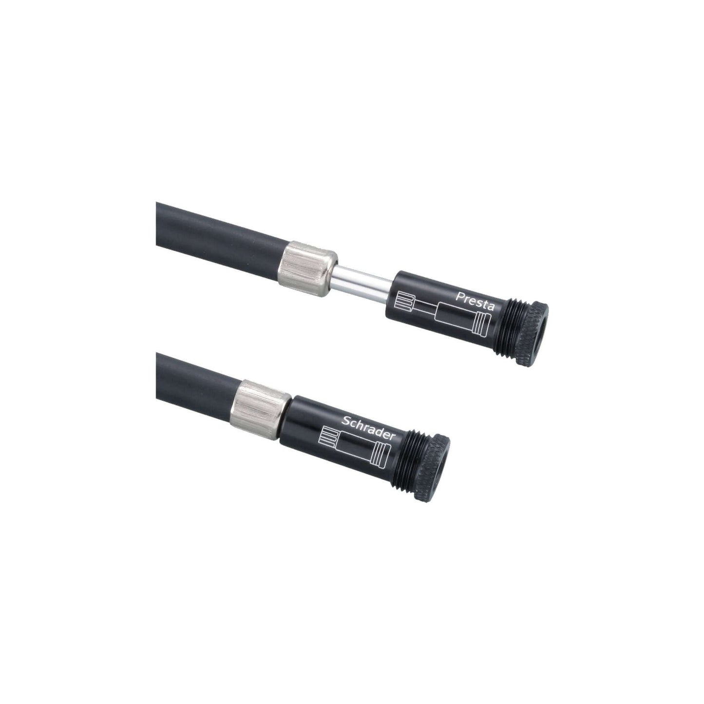 Topeak minipomp Race Rocket HP all black zwart