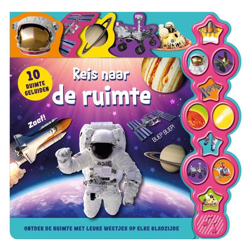 Rebo publishers geluidenboek reis naar de ruimte