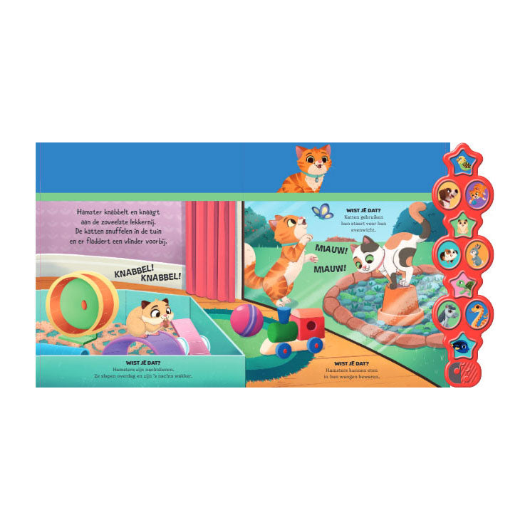 Rebo publishers huisdieren - 10 geluidenboek