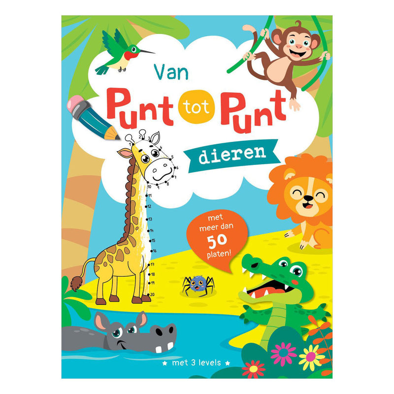 Rebo publishers dieren - van punt tot punt tekenboek