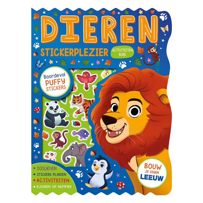 Rebo publishers dieren - stickerplezier activiteitenboek
