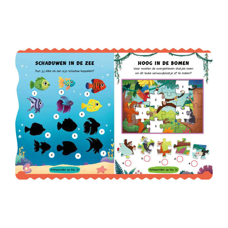 Rebo publishers dieren - stickerplezier activiteitenboek