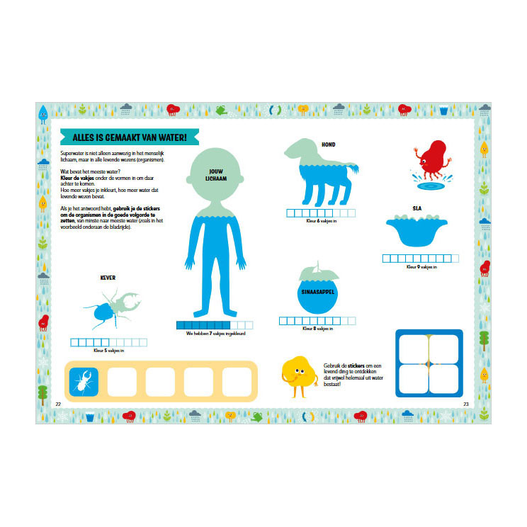 Rebo publishers water - gek op wetenschap met 100+ stickers