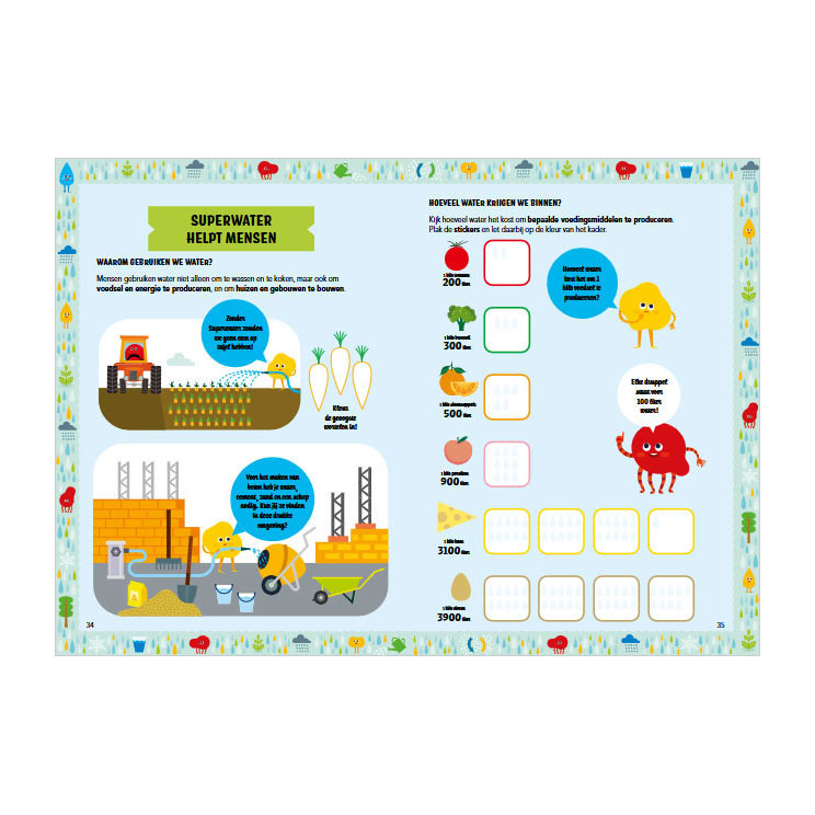 Rebo publishers water - gek op wetenschap met 100+ stickers