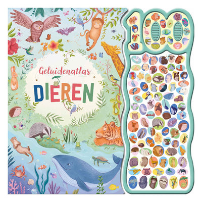 Rebo publishers geluidenatlas dieren - 100 geluidenboek