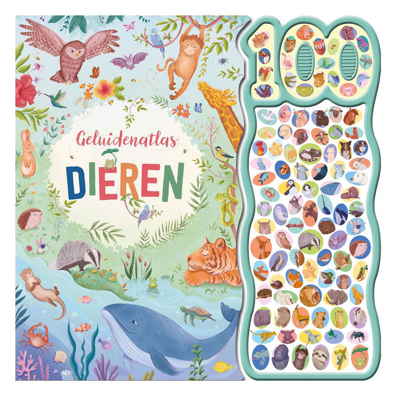 Rebo publishers geluidenatlas dieren - 100 geluidenboek