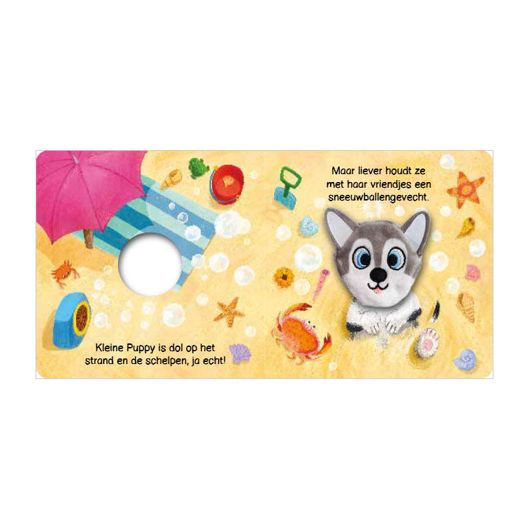 Rebo publishers kleine puppy - vingerpopboek