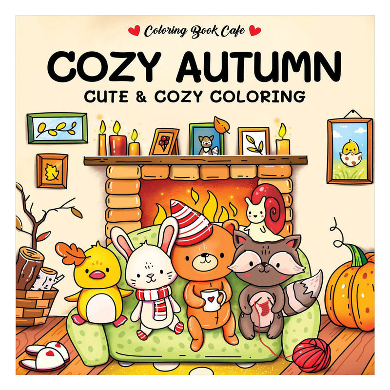 Rebo publishers cozy autumn - cute cozy kleurboek