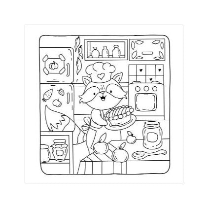 Rebo publishers cozy autumn - cute cozy coloring. 6+