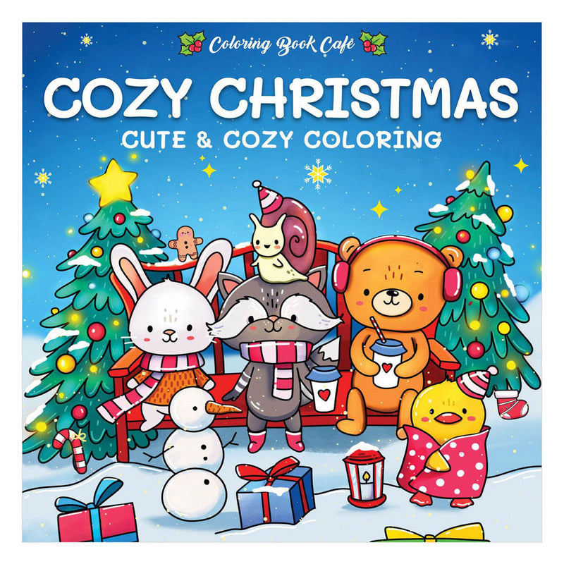 Rebo publishers cozy christmas - cute cozy kleurboek