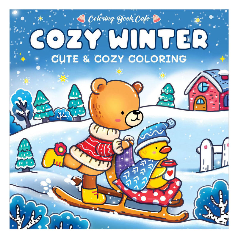 Rebo publishers cozy winter - cute cozy kleurboek