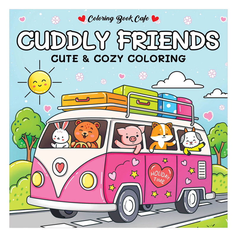 Rebo publishers cuddly friends - cute cozy kleurboek