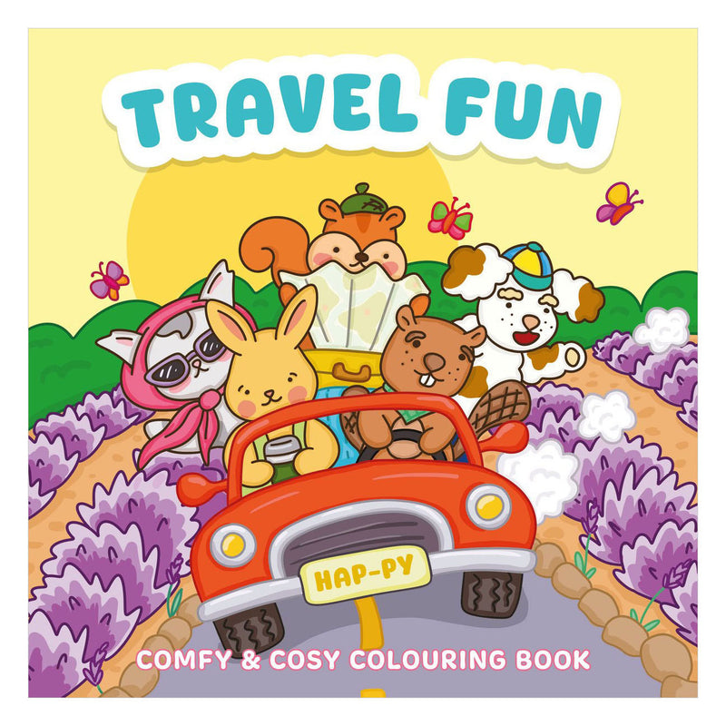 Rebo publishers travel fun - comfy cosy kleurboek