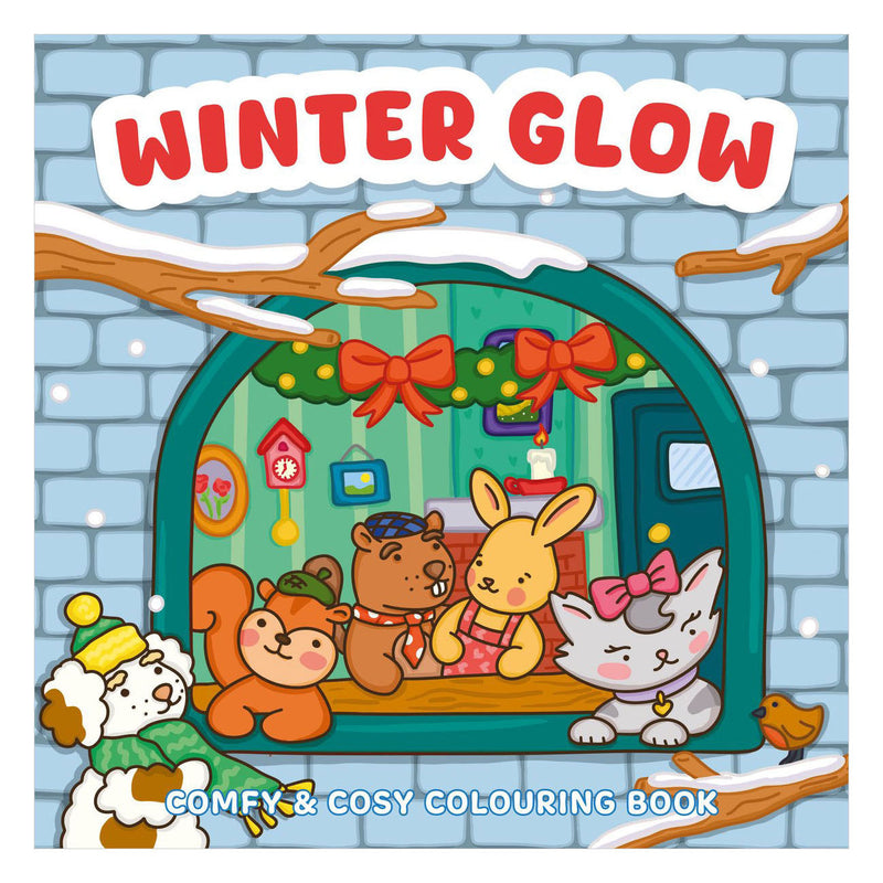 Rebo publishers winter glow - comfy cosy kleurboek